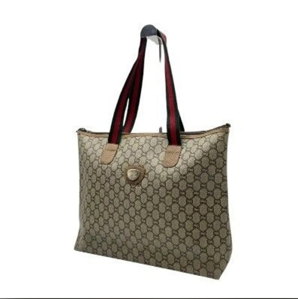 SOLD Gucci Sherry Line Plus Vintage Shoppers Tote